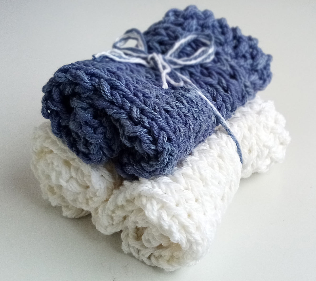Knitted Washcloths (Set of 3)