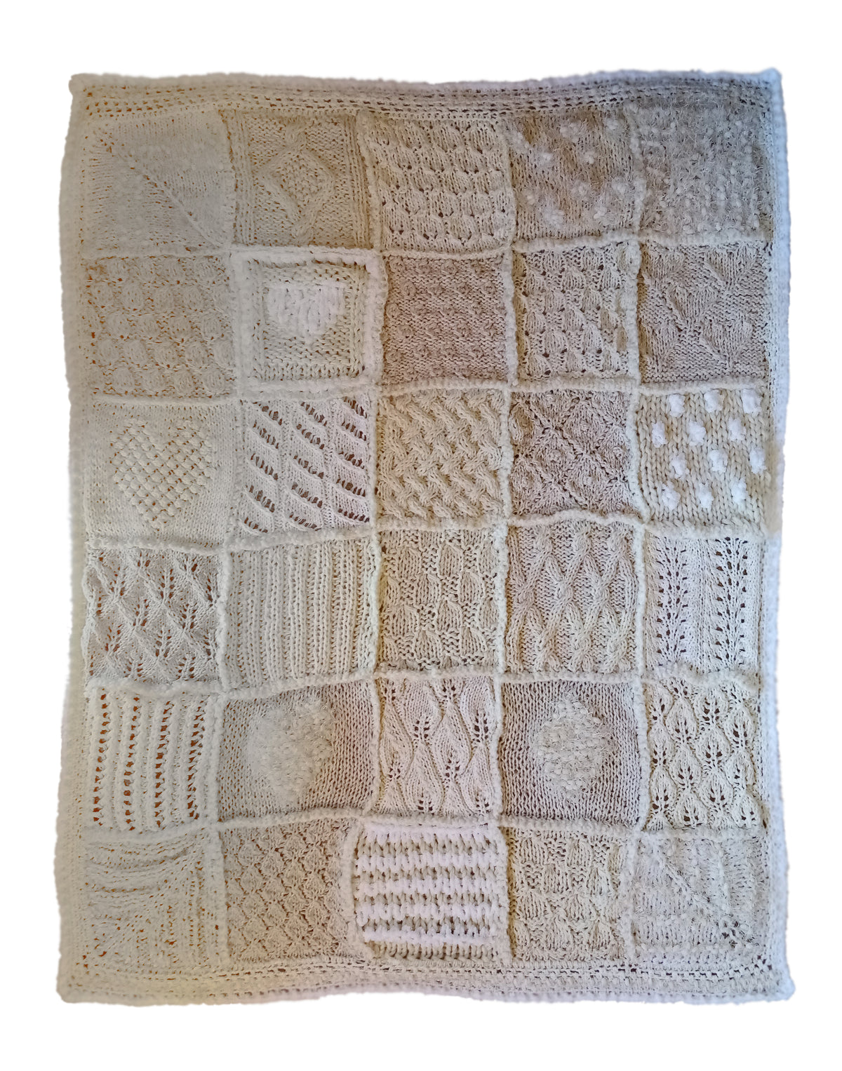 Hearts Cable Blanket