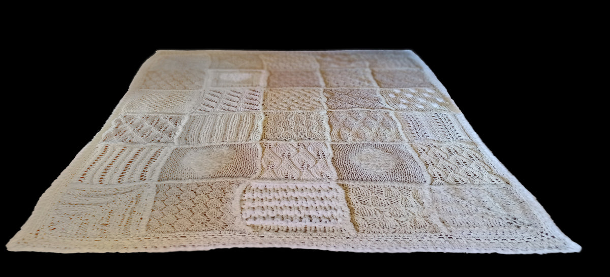 Hearts Cable Blanket